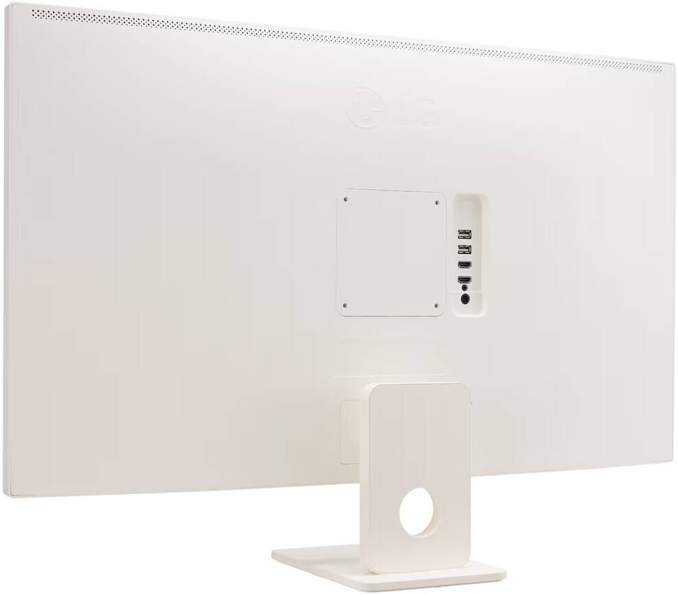 LG MyView 32SR50F-W Smart Monitor, 32" IPS Display, FHD Resolution, 60Hz Refresh Rate, 8ms (typ) Response Time, webOS, ThinQ Home Dashboard, Wi-Fi & Bluetooth Connectivity, White | 32SR50F-W