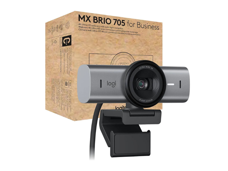 WEBCAM - Logitech MX Brio 705 for Business - GRAPHITE - USB - N/A - EMEA28-935