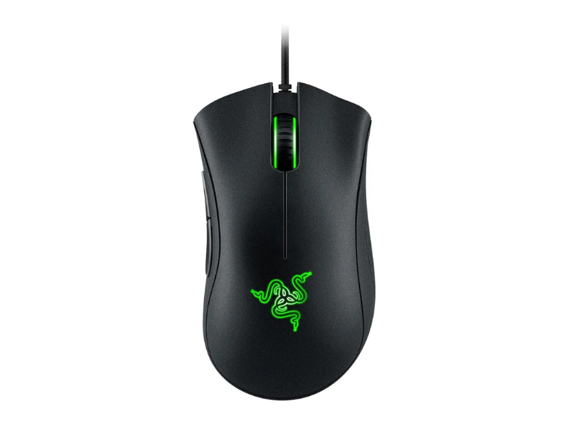 Razer DeathAdder Essential Gaming Mouse: 6400 DPI Optical Sensor - 5 Programmable Buttons - Mechanical Switches - Rubber Side Grips - Classic Black