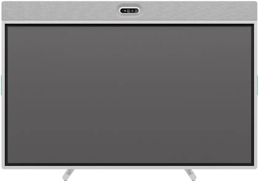 Logitech Rally Board 65 Interactive Display, 65" LCD UHD 4K Display, IR-Based w/ 20 Points of Touch, Anti-Glare & Anti-Fingerprint Coating, Digital PTZ Camera, Off-White | 960-001729 / 960-001730
