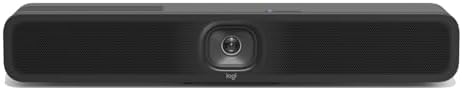 Logitech MeetUp 2 All-in-One USB Conference Room Camera, Compact Video Bar With Built-in AI Features, Works With Microsoft Teams, Zoom Rooms, Google Meet, and More|B0DHW17HY2