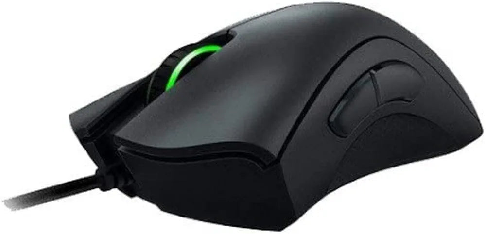Razer DeathAdder Essential Gaming Mouse: 6400 DPI Optical Sensor - 5 Programmable Buttons - Mechanical Switches - Rubber Side Grips - Classic Black