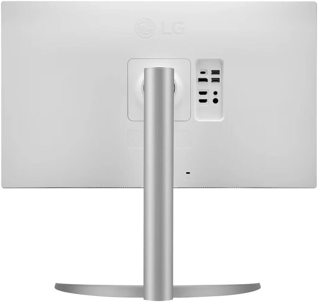 LG 27UP850K-W UltraFine Monitor, 27" 4K UHD IPS Display, 60Hz Refresh Rate, 5ms (GTG) Response Time, Dynamic Action Sync, Black Stabilizer, Super Resolution+, USB Type-C, Silver | 27UP850K-W