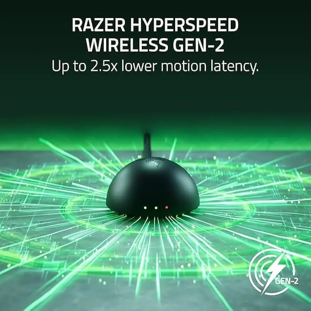 Razer Viper V4 Pro Wireless Esports Gaming Mouse: Symmetrical, 49g Lightweight, 8K Polling, 50K DPI Optical Sensor, Gen-4 Optical Switches, 6 Programmable Controls, HyperSpeed Wireless - Black