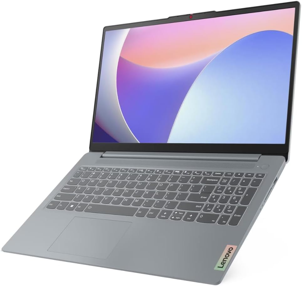 Lenovo IdeaPad Slim 3 15IRU8, Intel Core i3-1315u Processor |8GB DDR5 Ram |512GB NVMe M.2 SSD |Intel UHD Graphics |15.6" FHD (1920x1080) TN 250nits Anti-glare Display |Windows 11 (Arctic Grey)
