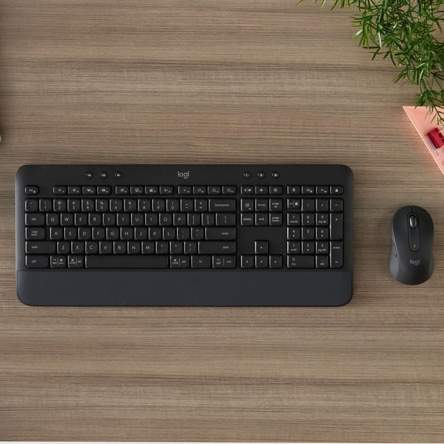 Logitech Signature MK650 Combo for Business, Wireless Mouse and Keyboard, Logi Bolt, Bluetooth, SmartWheel, Globally Certified, Windows/Mac/Chrome/Linux - Graphite|B09ZTWFL8Z
