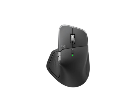 Logitech MX Master 4 for Business Mouse, 200-8000 DPI, 8 Buttons, 6 Programable Buttons, QuietClick Technology, Easy-Switch, Thumbwheel, Up to 10 Meters Wireless Range, Graphite | 910-007618