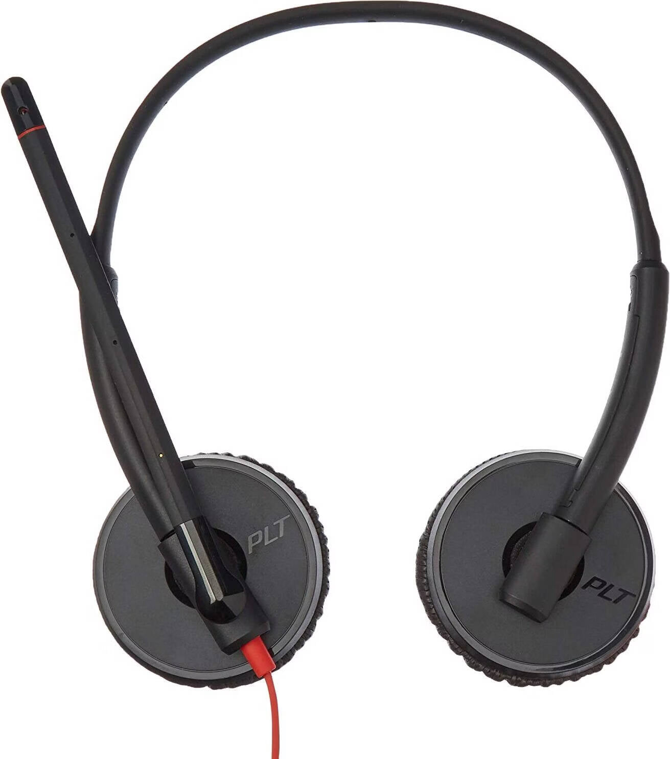 HP Poly Blackwire C3225 Stereo USB-C Headset, Noise-Cancelling Boom Mic, On-Ear Design with SoundGuard, USB-C/3.5mm Compatibility, 270° Rotatable Mic, Black | 80S04A6