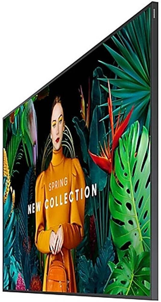 Samsung Crystal Signage QMC, 65" 4K UHD VA Display, 75Hz Refresh Rate, 8ms Response Time, 11.5 mm Bezel Width, Tizen 7.0 OS, 16GB Flash Memory, 400 x 300mm VESA Mount, Black | LH65QMCEBGCXUE