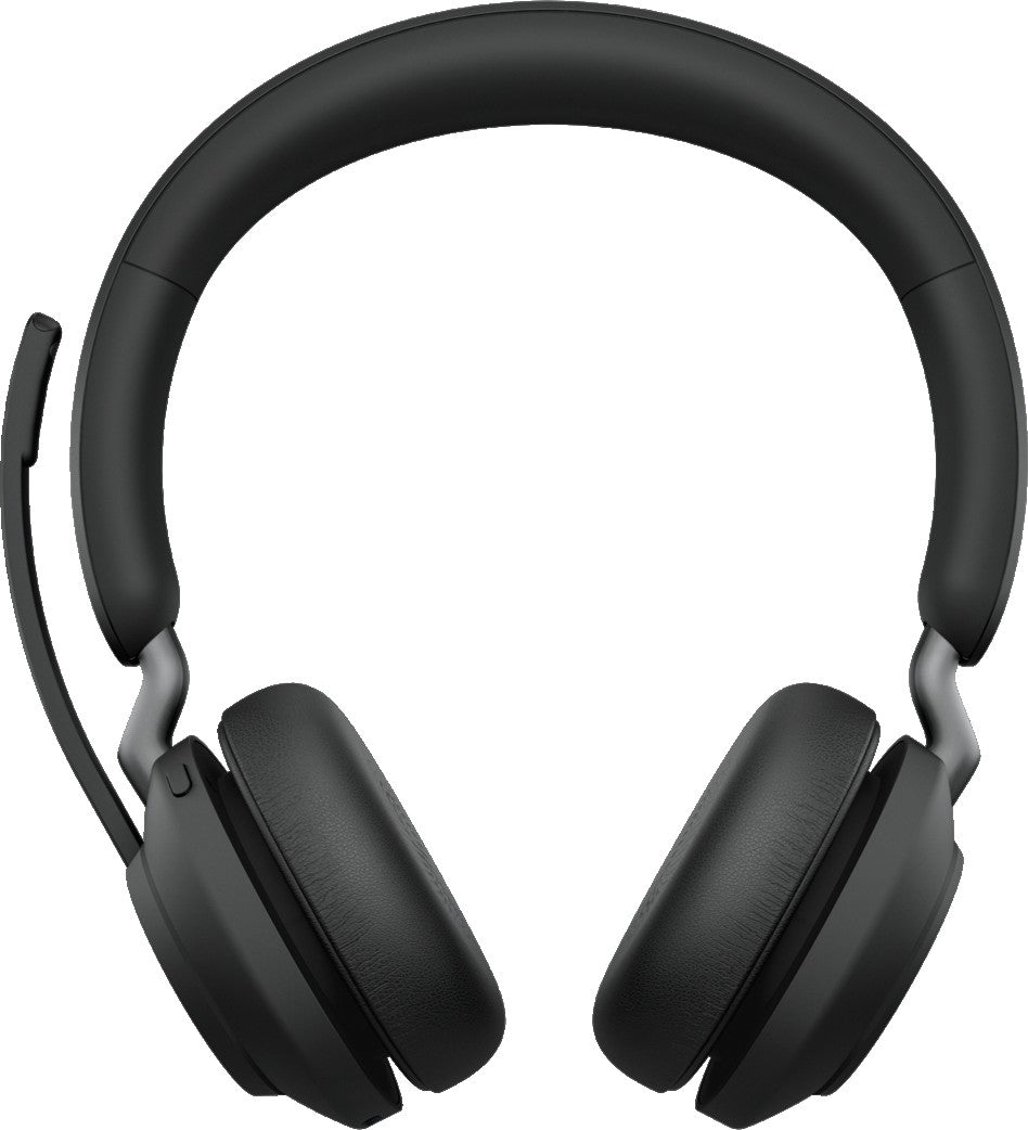Jabra Evolve2 65, Link 380a MS Stereo, Noise Cancelling, Microsoft Teams Certified, Headphones With Long-Lasting Battery, Black | 26599-999-999