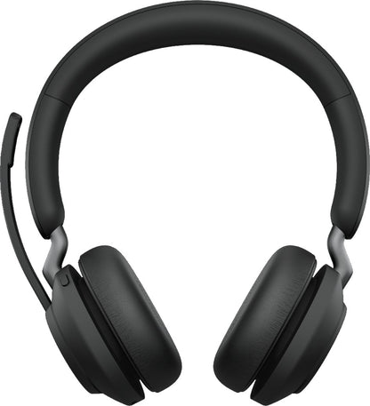 Jabra Evolve2 65, Link 380a MS Stereo, Noise Cancelling, Microsoft Teams Certified, Headphones With Long-Lasting Battery, Black | 26599-999-999