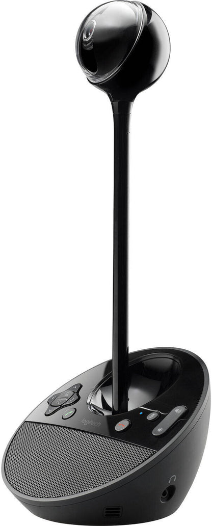 Logitech BCC950 Conference Cam, 1080p HD Up to 30fps Camera, UVC H.264, Auto-focus, Camera Height Extender, Omni-directional Mic, Built-in Full Duplex Speakerphone, Black | 960-000867 / 960-001005