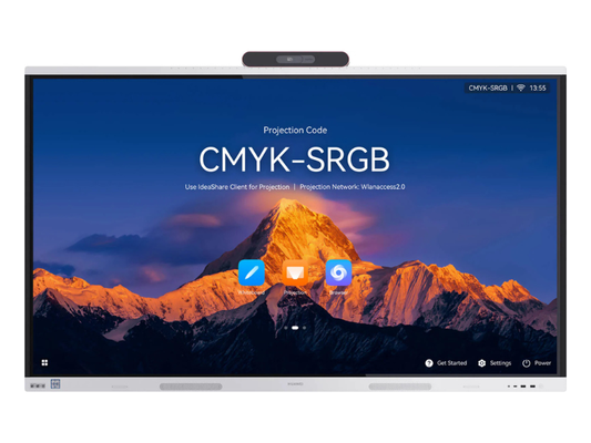 HUAWEI IdeaHub S3 Interactive Display, 86" 4K UHD Touch Display, Auto-Framing