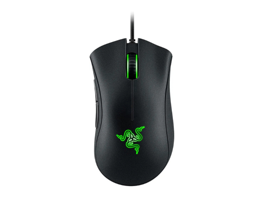 Razer DeathAdder Essential Gaming Mouse: 6400 DPI Optical Sensor - 5 Programmable Buttons - Mechanical Switches - Rubber Side Grips - Classic Black