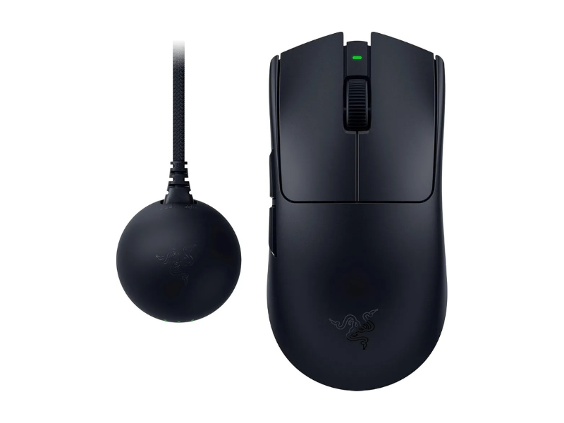 Razer Viper V4 Pro Wireless Esports Gaming Mouse: Symmetrical, 49g Lightweight, 8K Polling, 50K DPI Optical Sensor, Gen-4 Optical Switches, 6 Programmable Controls, HyperSpeed Wireless - Black