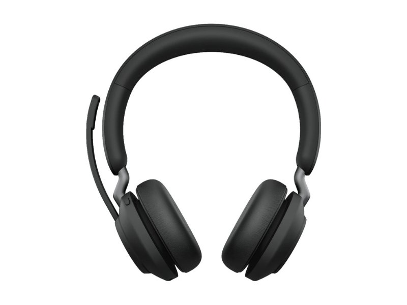 Jabra Evolve2 65, Link 380a MS Stereo, Noise Cancelling, Microsoft Teams Certified, Headphones With Long-Lasting Battery, Black | 26599-999-999