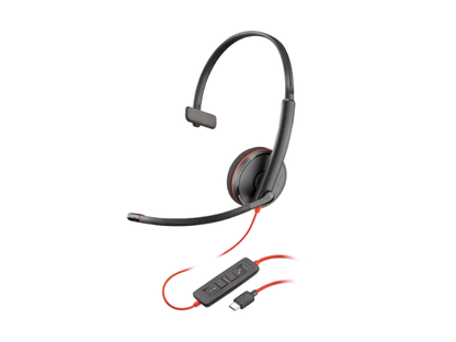 Poly Blackwire 3210 Mono USB-C Headset (80S09AA)