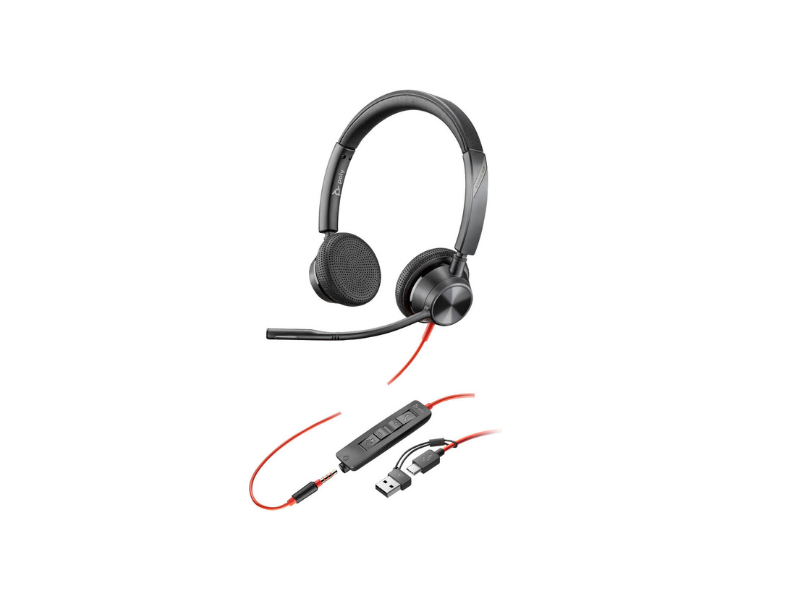 POLY Blackwire 3320 Microsoft Teams Certified USB-A Headset | 76J17AA