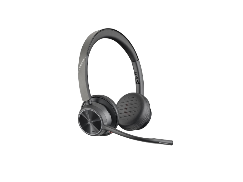 Poly Voyager 4320 Microsoft Teams Certified USB-A Headset +BT700 dongle, On-ear; Monaural, Black | 77Y98AA