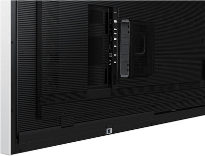 SAMSUNG Flip Pro WM85B 85" 4K UHD Interactive Display, 8ms & Up to 20 Multi-touch, Video call Applications, WiFi & BT, 4.0 Ch 40W Speaker, 3-in-1 USB-C / RJ45/ HDMI / DP, White-Black | LH85WMBWLGCXUE