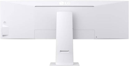 LG 49U950A-W UltraWide Curved Monitor, 49" Nano IPS Display, Dual QHD Resolution, 144Hz Refresh Rate, 1ms (MBR) Refresh Rate, Black Stabilizer, HDR 400, Game Mode, Crosshair, White | 49U950A-W.AMA