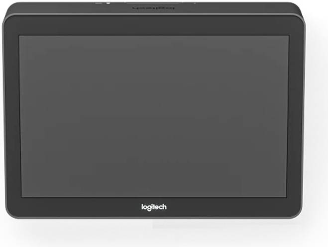 Logitech TAP Touch Meeting Room Controller + Cat 5e Kit, 10.1" LED Touch, Voice/Video Calls with Teams, Zoom, Control Power via Cat 5e Kit, 2 x Kensington Lock, USB, Graphite | 939-001950