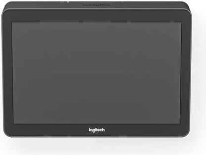 Logitech TAP Touch Meeting Room Controller + Cat 5e Kit, 10.1" LED Touch, Voice/Video Calls with Teams, Zoom, Control Power via Cat 5e Kit, 2 x Kensington Lock, USB, Graphite | 939-001950