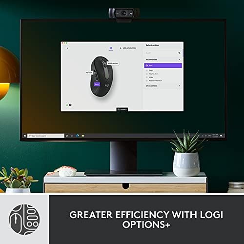 Logitech Signature MK650 Combo for Business, Wireless Mouse and Keyboard, Logi Bolt, Bluetooth, SmartWheel, Globally Certified, Windows/Mac/Chrome/Linux - Graphite|B09ZTWFL8Z