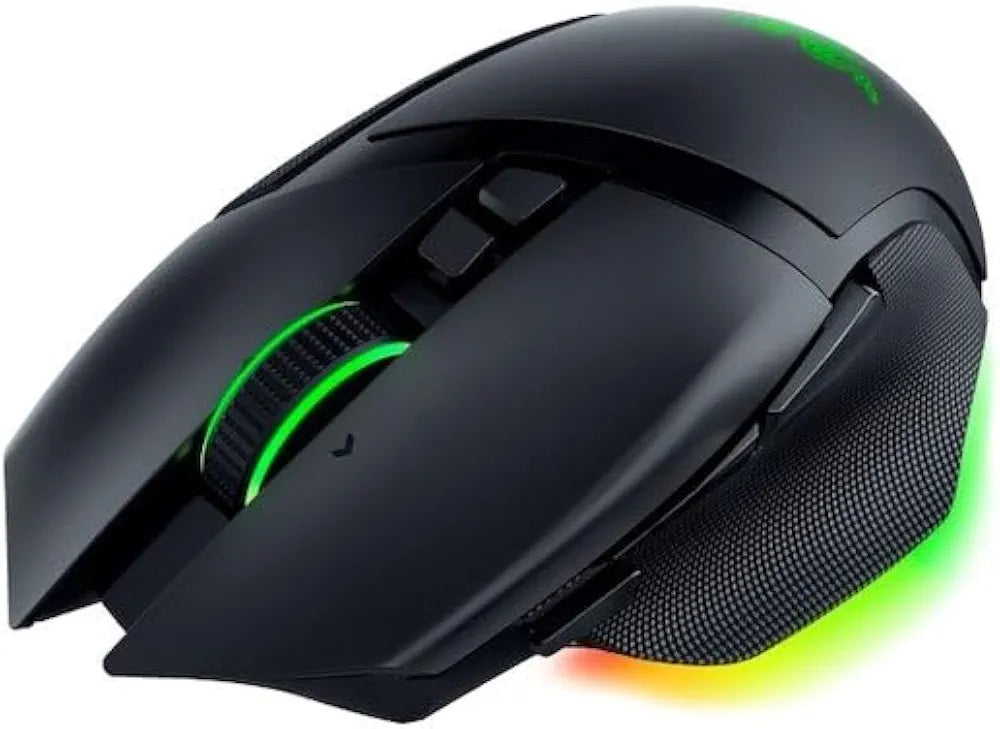 Razer Basilisk V3 Pro Customizable Wireless Gaming Mouse - Fast Optical Switches Gen-3, HyperScroll Tilt Wheel, Chroma RGB, 11 Programmable Buttons, Focus Pro 30K Optical Sensor - Classic Black