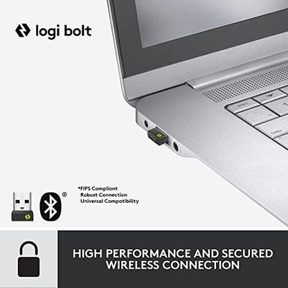 Logitech Signature MK650 Combo for Business, Wireless Mouse and Keyboard, Logi Bolt, Bluetooth, SmartWheel, Globally Certified, Windows/Mac/Chrome/Linux - Graphite|B09ZTWFL8Z