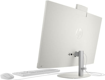 HP All-in-One 27-inch Desktop, 13th Generation Intel Core i7-1355U processor|16GB DDR4 RAM|1TB M.2 SSD|Intel Iris Xᵉ Graphics| Windows 11 Pro - Shell white