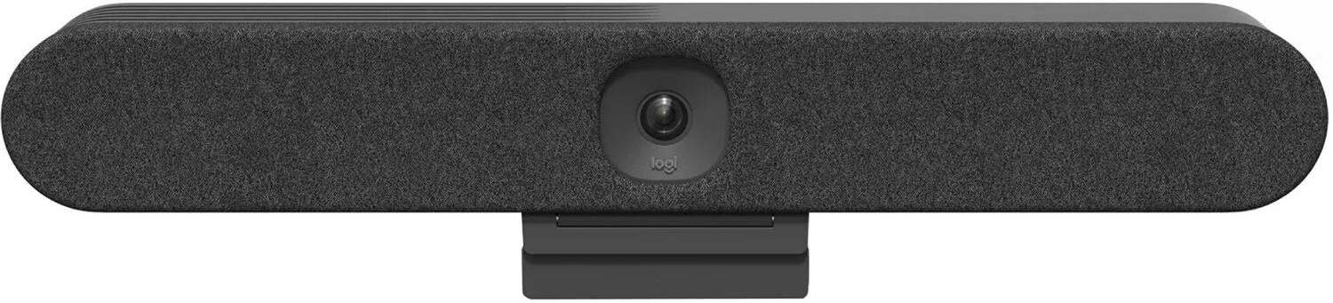 Logitech Rally Bar Huddle AIO Video Bar, 4K Resolution with 4x HD Zoom, Integrated Speakers Mic, Wi-Fi / Bluetooth, Designed for Small Spaces, HDMI / USB-C, Graphite | 960-001577 / 960-001501