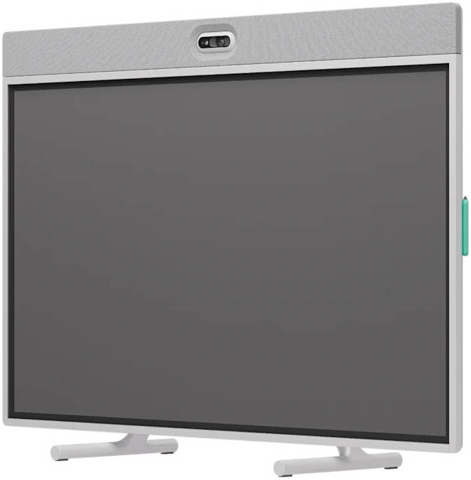 Logitech Rally Board 65 Interactive Display, 65" LCD UHD 4K Display, IR-Based w/ 20 Points of Touch, Anti-Glare & Anti-Fingerprint Coating, Digital PTZ Camera, Off-White | 960-001729 / 960-001730