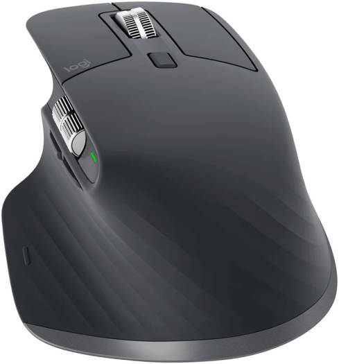 Logitech MX Master 3S for Business, Wireless Mouse with Quiet Clicks, 8K DPI, Secured Logi Bolt USB Receiver, Bluetooth, USB-C Charging, MagSpeed Scrolling, Windows/Mac/Linux - Grey | 910-006582