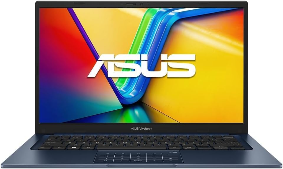 ASUS Vivobook 14" FHD Laptop, Intel Core i3-1315U Processor, 8GB RAM, 128GB SSD, Windows 11 Home, Intel UHD Graphics, Wi-Fi, Bluetooth, Quiet Blue