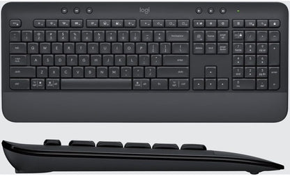 Logitech Signature MK650 Combo for Business, Wireless Mouse and Keyboard, Logi Bolt, Bluetooth, SmartWheel, Globally Certified, Windows/Mac/Chrome/Linux - Graphite|B09ZTWFL8Z