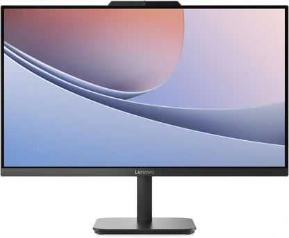 Lenovo AIO A100 All-in-One Desktop – 23.8″ FHD IPS Display, Intel i3-N305, 16GB DDR4, 512GB SSD, Wi-Fi 6, Windows 11 Pro, Wireless Keyboard & Mouse, 1 Year Lenovo Warranty (Cloud Grey))
