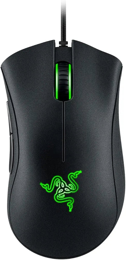 Razer DeathAdder Essential Gaming Mouse: 6400 DPI Optical Sensor - 5 Programmable Buttons - Mechanical Switches - Rubber Side Grips - Classic Black