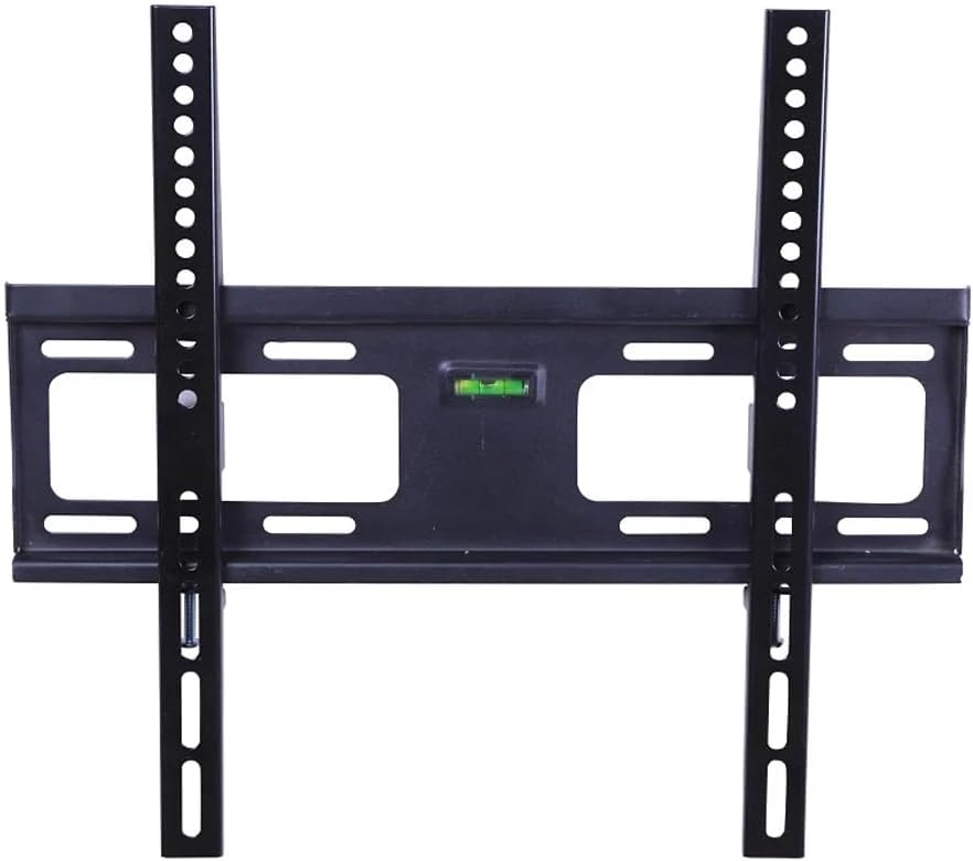 Skilltech SH 43F Fixed TV Wall Mount Bracket for 23-65 Inch TVs, Heavy Duty Steel TV Mount, VESA Up to 400x400mm, 45kg Capacity, Ultra Slim 30mm Profile, Fits Flat & Curved Screens, Matte Black