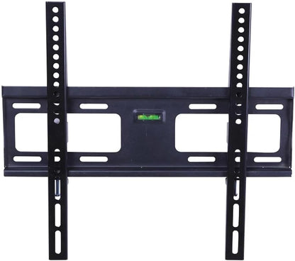 Skilltech SH 43F Fixed TV Wall Mount Bracket for 23-65 Inch TVs, Heavy Duty Steel TV Mount, VESA Up to 400x400mm, 45kg Capacity, Ultra Slim 30mm Profile, Fits Flat & Curved Screens, Matte Black