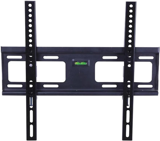 Skilltech SH 43F Fixed TV Wall Mount Bracket for 23-65 Inch TVs, Heavy Duty Steel TV Mount, VESA Up to 400x400mm, 45kg Capacity, Ultra Slim 30mm Profile, Fits Flat & Curved Screens, Matte Black