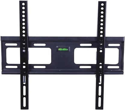 Skilltech SH 43F Fixed TV Wall Mount Bracket for 23-65 Inch TVs, Heavy Duty Steel TV Mount, VESA Up to 400x400mm, 45kg Capacity, Ultra Slim 30mm Profile, Fits Flat & Curved Screens, Matte Black
