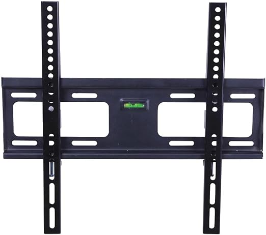 Skilltech SH 43F Fixed TV Wall Mount Bracket for 23-65 Inch TVs, Heavy Duty Steel TV Mount, VESA Up to 400x400mm, 45kg Capacity, Ultra Slim 30mm Profile, Fits Flat & Curved Screens, Matte Black
