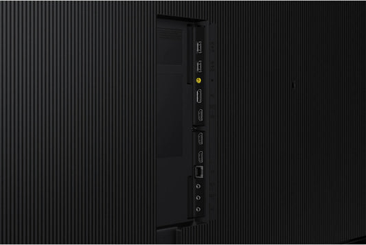 Samsung Crystal Signage QMC, 98" 4K UHD VA Display, 75Hz Refresh Rate, 8ms Response Time, 13.9mm Bezel Width, Tizen 7.0 OS, 16GB Flash Memory, 600 x 400mm Free VESA Mount, Black | LH98QMCEBGCXZA