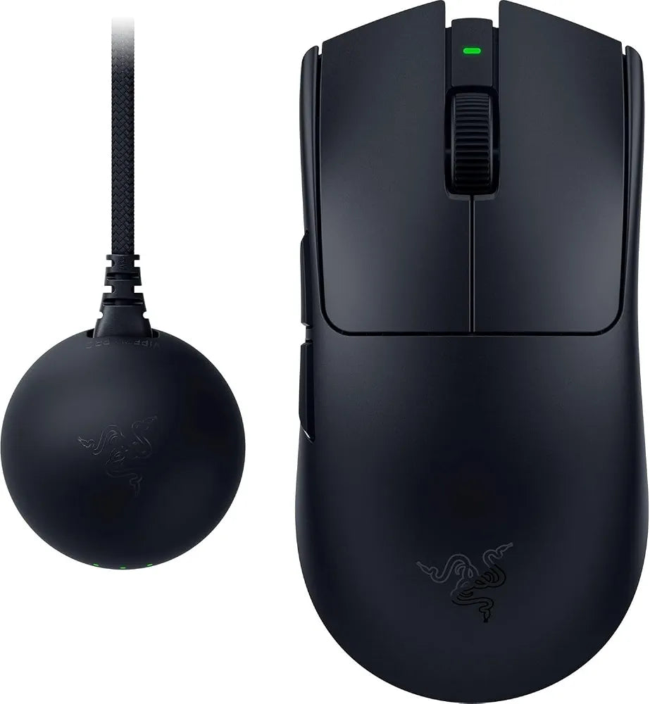 Razer Viper V4 Pro Wireless Esports Gaming Mouse: Symmetrical, 49g Lightweight, 8K Polling, 50K DPI Optical Sensor, Gen-4 Optical Switches, 6 Programmable Controls, HyperSpeed Wireless - Black