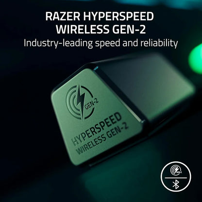 Razer BlackShark V3 Pro Wireless ANC Gaming Headset for PC: Full Band Mic - 50mm Drivers - 2.4 GHz, Bluetooth, USB, 3.5mm - Works with Mac, PS5, Nintendo Switch, Smartphone - 70 Hr Battery - Black