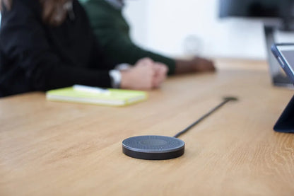 Logitech Expansion Mic for MeetUp, Plug-and-Play, Indicator Lights, Microphone Type Mono, Wideband, Noise Canceling, PC/Mac/Laptop/Macbook/Tablet - Black