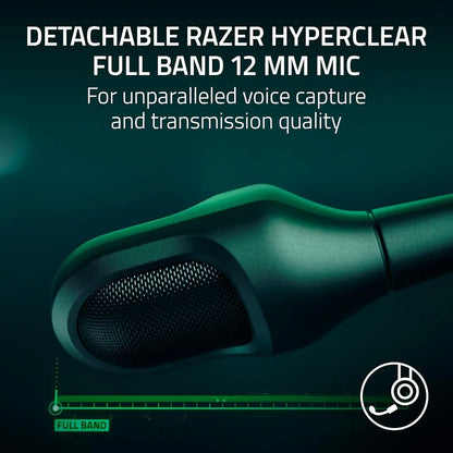 Razer BlackShark V3 Pro Wireless ANC Gaming Headset for PC: Full Band Mic - 50mm Drivers - 2.4 GHz, Bluetooth, USB, 3.5mm - Works with Mac, PS5, Nintendo Switch, Smartphone - 70 Hr Battery - Black