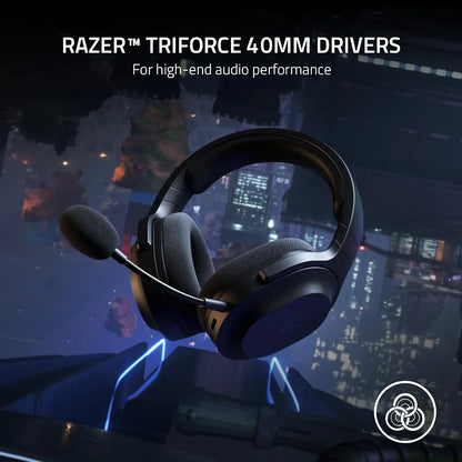 Razer Barracuda X Wireless Gaming & Mobile Headset : 2022 Model - 2.4GHz Wireless + Bluetooth - Lightweight 250g - 40mm Drivers - 50 Hour Battery - Black