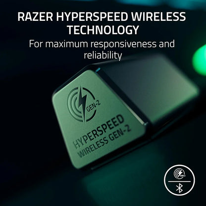 Razer BlackShark V3 Pro Wireless ANC Gaming Headset for PC: Full Band Mic - 50mm Drivers - 2.4 GHz, Bluetooth, USB, 3.5mm - Works with Mac, PS5, Nintendo Switch, Smartphone - 70 Hr Battery - White